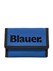 Blauer Portfel S5STRAP01/SPL Niebieski. Niebieskie portfele męskie Blauer, bez wzorów, z materiału. Za 109.99 zł.
