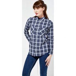 Koszula w kratę. Koszule damskie MOODO, s, bez wzorów, bez kołnierzyka, bez ramiączek. Za 19.99 zł.
