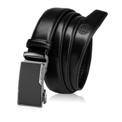 Skórzany pasek męski BETLEWSKI Czarny 105. Czarne paski męskie Betlewski, bez wzorów, ze skóry. Za 99.00 zł.