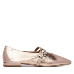 Półbuty HÖGL. Żółte półbuty damskie HÖGL, bez wzorów, bez obcasa, na płaskiej podeszwie. Za 849.99 zł.