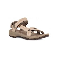 Sandały damskie Teva Terra Fi Lite Suede. Brązowe obuwie trekkingowe damskie Teva, bez wzorów, bez obcasa. Za 369.99 zł.