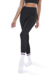 Athleas Legginsy sportowe "Eva" w kolorze czarnym rozmiar: XS/S. Czarne legginsy damskie Athleas, s, bez wzorów, z materiału. Za 130.99 zł.