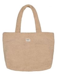 Barts Shopper bag "Aaki" w kolorze beżowym rozmiar: onesize. Brązowe shopper bag damskie Barts, bez wzorów, z bawełny, bez dodatków. Za 193.24 zł.