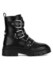 DeeZee Trapery HY8761-3 Czarny. Czarne trapery damskie DeeZee, z materiału, bez obcasa. Za 219.99 zł.