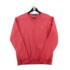 Second life - Bluza męska bluza z okrągłym dekoltem Pony - Stan dobry. Czerwone bluzy bez kaptura męskie Ralph Lauren, l, z materiału. Za 186.06 zł.