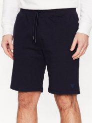 Guess Szorty sportowe Aldwin Z2YD04 KAIJ1 Granatowy Slim Fit. Niebieskie szorty męskie Guess, m, z bawełny. Za 139.99 zł.