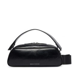 Torebka Armani Exchange. Czarne torebki klasyczne damskie Armani Exchange, bez wzorów, bez dodatków. Za 539.99 zł.