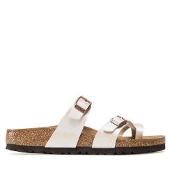 Japonki Birkenstock. Klapki damskie Birkenstock, bez wzorów, bez obcasa. Za 399.99 zł.