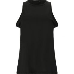 Damski tank top Elite Lab LAB. Czarne topy damskie ELITE LAB, bez wzorów, bez ramiączek. Za 147.00 zł.