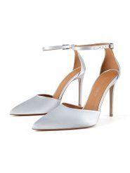 Loft37 Czółenka w kolorze srebrnym rozmiar: 39. Szare czółenka damskie loft37, bez wzorów, bez obcasa, na szpilce. Za 434.99 zł.