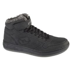 Męskie Buty Sportowe Paliot Winter High Top. Czarne buty sportowe na co dzień męskie Lotto, bez zapięcia. Za 198.99 zł.