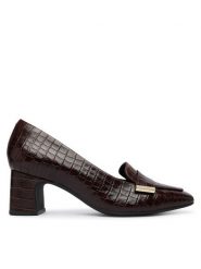 Clarks Czółenka Fernie Edge 26327185 Brązowy ciemny. Brązowe czółenka damskie Clarks, bez wzorów, bez obcasa. Za 389.99 zł.