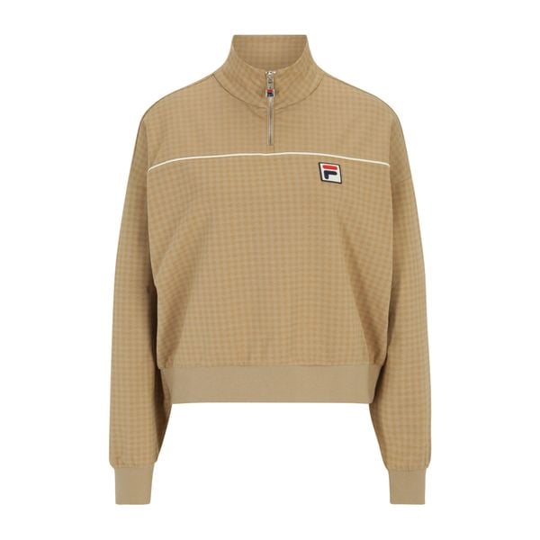 Bluza damska FILA Liebau Aop Half Zip. Brązowe bluzy bez kaptura damskie Fila, m. Za 219.99 zł.