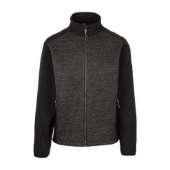 Męska Kurtka Soft Shell Mariano DLX. Czarne kurtki męskie Trespass, l, bez wzorów, z dzianiny, bez kaptura. Za 310.99 zł.