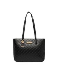 Nine West Torebka CEO-REFINED ELEGANCE-JH7436 Czarny. Czarne torebki klasyczne damskie Nine West, bez wzorów, ze skóry, bez dodatków. Za 279.99 zł.