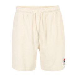 Spodenki męskie FILA Liverpool Towelling. Brązowe szorty męskie Fila, bez kołnierzyka. Za 129.99 zł.