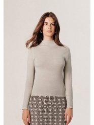 Rodier Sweter w kolorze beżowo-jasnobrązowym rozmiar: L. Brązowe golfy damskie Rodier, l, bez wzorów, z wełny, bez ramiączek. Za 208.99 zł.