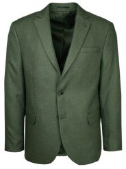 Marynarka, Zielona Casualowa, Taliowana, 2 Guziki, Dwa Rozcięcia, Slim -VICTORIO. Zielone marynarki męskie Victorio, bez wzorów, z poliesteru. Za 495.00 zł.