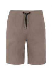 Klasyczne szorty dresowe M-MERO. Brązowe szorty męskie Volcano, m, z bawełny. Za 99.99 zł.