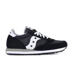 Buty do chodzenia męskie Saucony Jazz Black White. Czarne obuwie do biegania damskie Saucony. Za 757.00 zł.