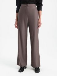 BGN Spodnie w kolorze antracytowym rozmiar: 38. Czarne spodnie materiałowe damskie BGN, bez wzorów, z materiału, z podwyższonym stanem. Za 184.02 zł.