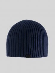 4F Czapka zimowa męska - granatowa Uniwersalny. Niebieskie czapki męskie 4f, na zimę, bez wzorów, z bawełny, klasyczne. Za 59.99 zł.