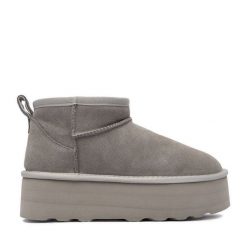 Śniegowce DeeZee. Szare śniegowce damskie DeeZee. Za 349.99 zł.
