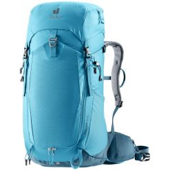 Plecak damski Deuter Trail Pro 34 SL - lagoon/atlantic. Niebieskie plecaki damskie Deuter, bez wzorów, z materiału. Za 826.09 zł.