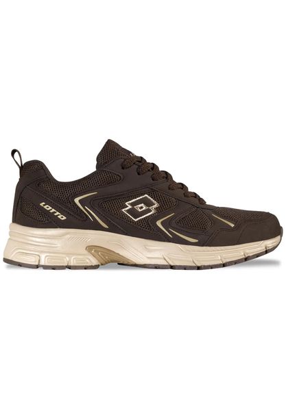 Buty sportowe Sneakersy damskie, Kitaura II. Brązowe buty sportowe na co dzień damskie Lotto, bez wzorów, z materiału, trekkingowe. Za 149.99 zł.