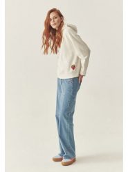 TATUUM Bluza w kolorze biało-czerwonym rozmiar: S. Białe bluzy z kapturem damskie Tatuum, s. Za 162.87 zł.