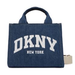 Torebka DKNY. Niebieskie torebki klasyczne damskie DKNY, bez wzorów, bez dodatków. Za 309.99 zł.