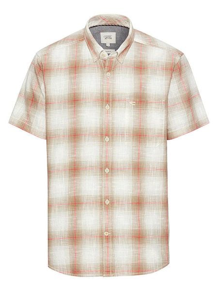 Camel Active Koszula - Regular fit - w kolorze jasnobrązowym rozmiar: 3XL. Brązowe koszule męskie Camel Active, xl, bez wzorów, z bawełny, bez kołnierzyka, bez ramiączek. Za 126.99 zł.