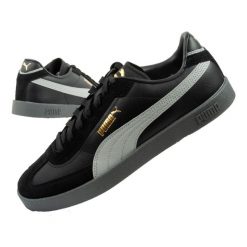 Buty sportowe męskie Puma Club II Era. Czarne buty sportowe na co dzień męskie Puma, z jeansu, bez zapięcia, trekkingowe. Za 202.99 zł.