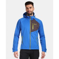 Męska kurtka softshell Kilpi BELTRA-M. Niebieskie kurtki męskie Kilpi, l, bez wzorów, z softshellu, sportowe, bez kaptura. Za 342.99 zł.