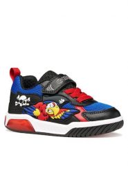 Geox Sneakersy J Inek Boy J659CA 01454 C0833 S Niebieski. Niebieskie buty sportowe chłopięce Geox, bez wzorów, ze skóry, bez zapięcia. Za 299.99 zł.