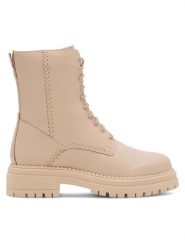 Lasocki Trapery RST-WHETHER-06 Beżowy. Brązowe trapery damskie Lasocki, ze skóry, bez obcasa. Za 209.99 zł.