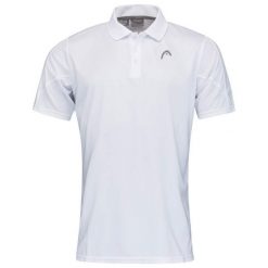 Koszulka polo męska CLUB 22 Tech. Białe koszulki polo męskie HEAD, m, z materiału, bez ramiączek, tenisowe. Za 159.99 zł.