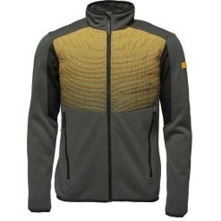 Męski sweter sportowy Loap Gandalf szaro-żółty. Szare swetry męskie Scarpa, m, bez wzorów, z materiału, bez kołnierzyka. Za 170.39 zł.