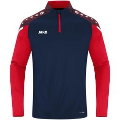 Bluza dresowa zapinana na zamek błyskawiczny Jako Performance. Czerwone bluzy bez kaptura męskie Jako, m, z dresówki. Za 185.45 zł.