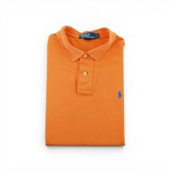Second life - Polo Ralph Lauren koszulka męska z krótkim rękawem - Stan dobry. Brązowe koszulki polo męskie Ralph Lauren, l, bez wzorów, z jeansu, bez ramiączek. Za 106.46 zł.