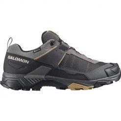 Buty trekkingowe męskie Salomon X Ultra 5 Wide GTX. Czarne buty trekkingowe męskie Salomon, z gore-texu, bez zapięcia, trekkingowe, gore-tex. Za 962.00 zł.