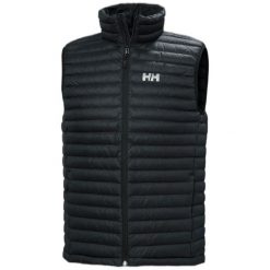 Kurtka puchowa bez rękawów Helly Hansen Sirdal. Czarne kurtki męskie Helly Hansen, xl, bez wzorów, z materiału, bez kaptura. Za 458.15 zł.