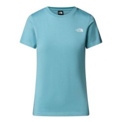 The North Face Koszulka Simple Dome Nf0A87Nhbtr. Niebieskie bluzki sportowe damskie The North Face, bez wzorów, bez ramiączek. Za 91.99 zł.