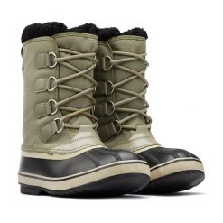 Śniegowce męskie Sorel 1964 Pac Nylon WP. Zielone buty zimowe męskie Sorel, z nylonu, bez zapięcia. Za 499.99 zł.