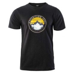 T-shirt Męski Zergo. Czarne t-shirty męskie Hi-tec, m, bez wzorów, bez kołnierzyka. Za 72.99 zł.