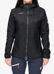 Kurtka ocieplana damska Mammut Rime IN Hooded Jacket. Czarne kurtki damskie Mammut, na zimę, m, bez wzorów, z materiału, bez kaptura. Za 959.99 zł.