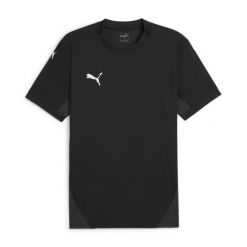 Męskie T-shirt Puma Teamfinal Jersey. Czarne t-shirty męskie Puma, m, bez wzorów, z jersey, bez kołnierzyka. Za 390.00 zł.