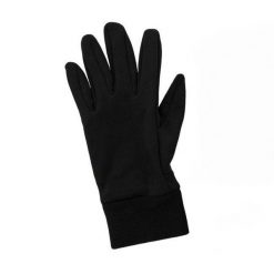 Rękawiczki Ottawa X6. Czarne rękawiczki damskie Quiksilver, bez wzorów, z materiału. Za 128.99 zł.