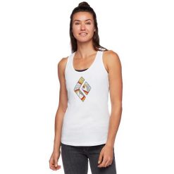 Koszulka bez rękawów Damska Black Diamond Rainbow Diamond Tank. Białe bluzki sportowe damskie Black Diamond, l, bez wzorów, bez ramiączek. Za 195.00 zł.