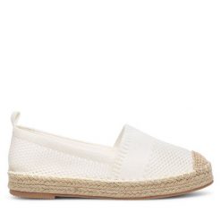 Espadryle Jenny Fairy. Białe espadryle damskie Jenny Fairy, bez wzorów, bez obcasa. Za 47.99 zł.